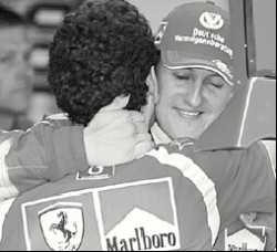 Despus del escndalo en Mnaco, el alemn Schumacher slo piensa en ganar.