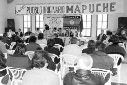 Trabajo, salud y educacin, tres ejes que tendr la propuesta del partido de los mapuches para los prximos comicios electorales.