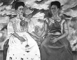 Frida Kahlo y Diego Rivera , los pintores mexicanos ms famosos.