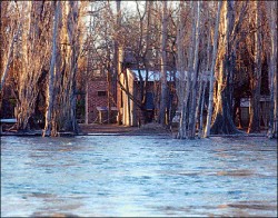 El río Limay estaba ayer en niveles que obligaron a realizar evacuaciones. Hasta el sábado crecerá otro 15 por ciento.