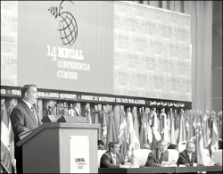 El canciller cubano Felipe Pérez Roque abrió el foro. Varios presidentes comenzaron a llegar ayer a la Cumbre de los No Alineados.