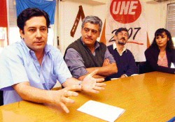 Mansilla -candidato a intendente- y Fuentes -a gobernador por Une- quieren frenar la prrroga de las explotaciones hidrocarburferas.