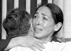 Sandra Calvo, una de las hijas de la mujer asesinada, asegur que los familiares se iban 