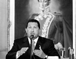 Hugo Chávez prometió tomar unos vinos con Kirchner. 