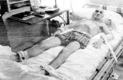El líder etarra perdió varios kilos por una huelga de hambre y está internado. No se arrepiente de ningún asesinato. 