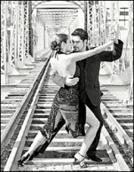 Fuentes y Perea, dos jvenes apasionados por el tango.