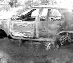 El auto se quem a 1.500 grados centgrados y las vctimas an estaban vivas.