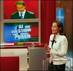  La candidata socialista francesa super en audiencia a su rival conservador. 
