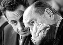 Chirac respaldó a Sarkozy, quien marcha primero en las encuestas.