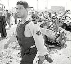 Un atentado caus dos muertos en Hilla, una ciudad al sur de Bagdad.