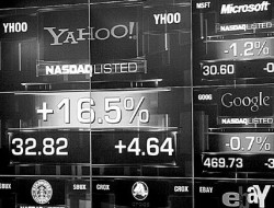 Tras el anuncio de que se podran fusionar con Microsoft, las acciones de Yahoo! subieron rpidamente.