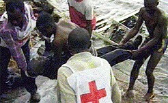 La barcaza con los haitianos se dio vuelta. 36 de ellos murieron.