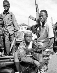 Los niños-soldados fueron una triste realidad de la guerra en Sierra Leona.