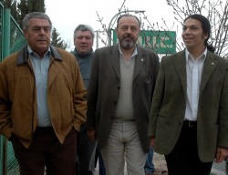 "Brillo es 100% Sobisch", dijo Escobar quien estuvo acompañado por Massei, Lugones y Farizano.