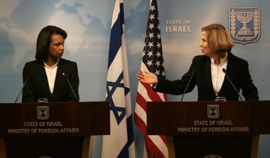 Rice avaló la medida anunciada por Livni, muy criticada por afectar a pobladores civiles.