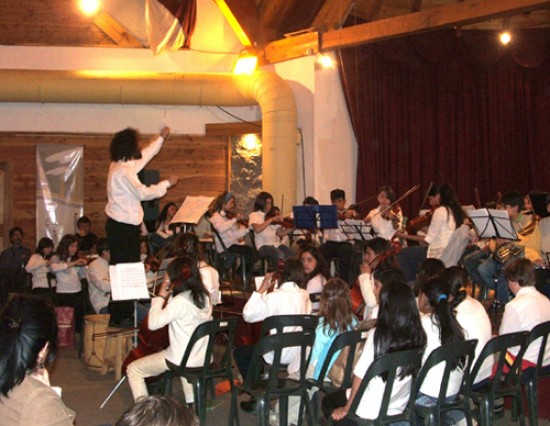 La Orquesta Infantojuvenil Municipal se present el domingo.