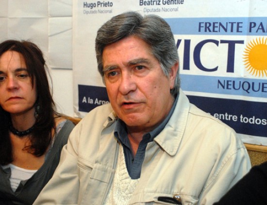Marcelo Fuentes fue el primer candidato de una lista de senadores del FpV que se impuso sobre el MPN.