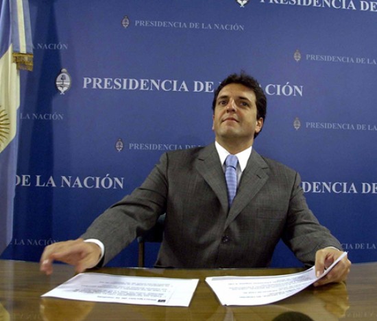 Sergio Massa, intendente electo de Tigre y uno de los beneficiados por el reparto de fondos.