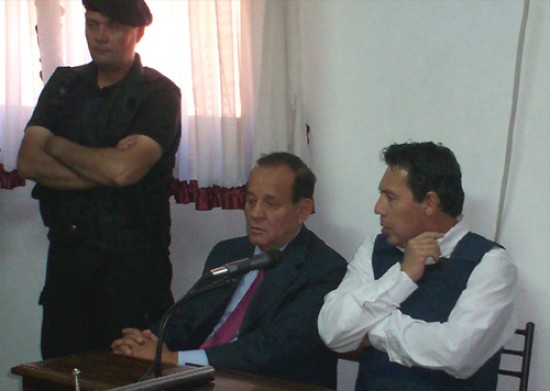 Alcides Cuevas (a la derecha) haba asegurado que no conoca a Annagreth Wurgler. Los jueces no le creyeron.