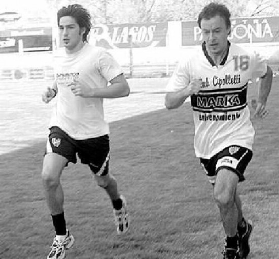 Iachetti y Medina entrenan y piensan en la temporada '08.