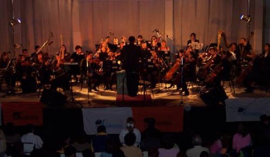 La Orquesta Sinfónica de Neuquén, en una presentación interesante.
