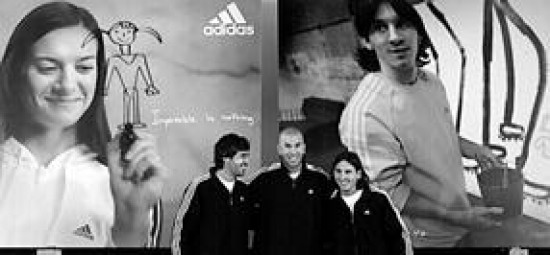 Zidane se encontr con Ral y Messi para filmar un comercial.