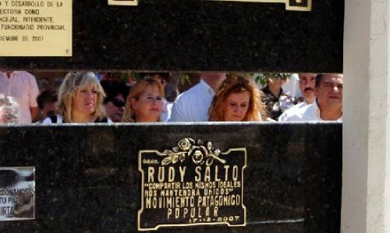 Amigos y familiares recordaron a "Rudy" Salto.