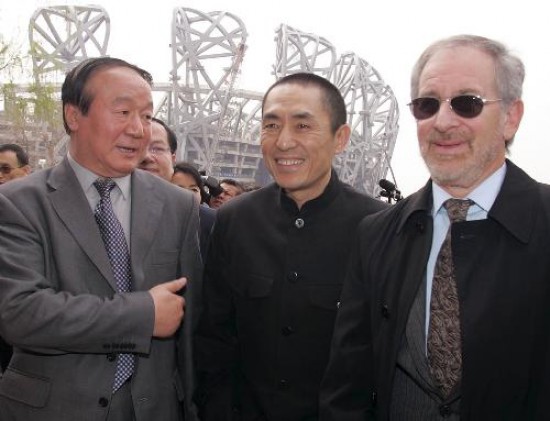 Steven Spielberg iba a asesorar a un equipo dirigido por Zhang Yimou para los espectculos de apertura y clausura de los Juegos.