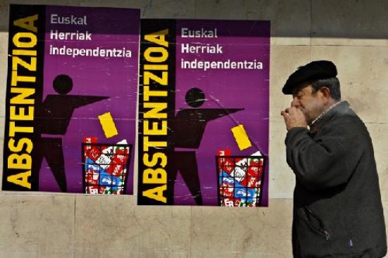 El abstencionismo, como el que impulsan independentistas vascos, perjudica al PSOE.
