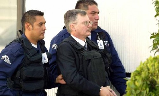 Cavallo, en el 2003, cuando fue extraditado desde Mxico hacia Espaa.