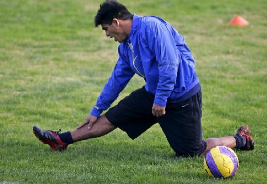 Hugo Ibarra jug un solo partido en el ao por una lesin en la rodilla. Volver ante Huracn?