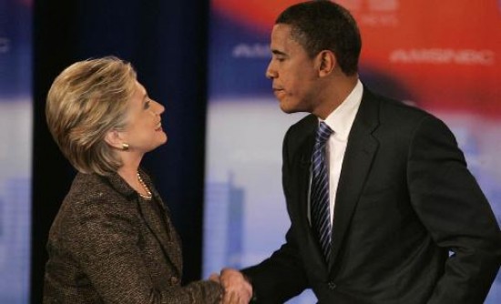  Ahora, la pelea por el voto entre Obama y Clinton es cuerpo a cuerpo por la candidatura presidencial demcrata.