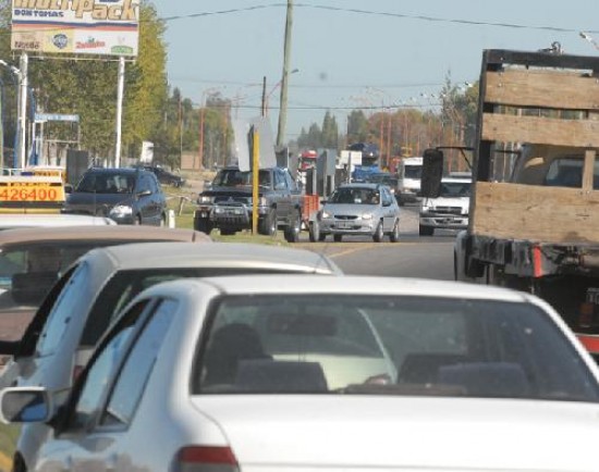 Los automovilistas se tuvieron que armar de paciencia y precaucin.