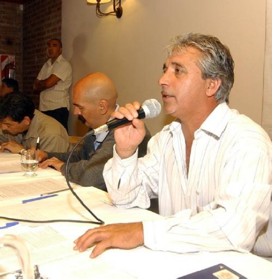Contreras presidi el congreso de ATE, en la capital neuquina.