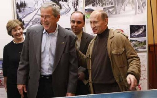 Bush y Putin tenían previsto reunirse ayer en Sochi, a orillas del mar Negro.