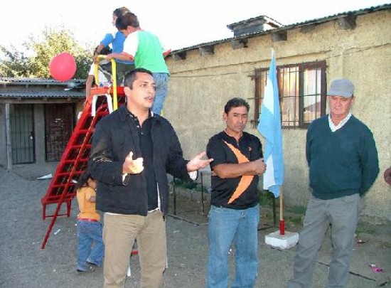 El intendente interino Darío Barriga fue quien encabezó las inauguraciones.