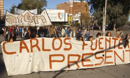 En la manifestacin de la segunda semana de plan de lucha hubo unos 2.000 docentes.