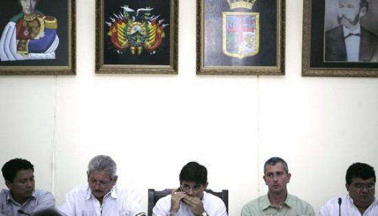 Los prefectos opositores (foto) se negaron ayer a dialogar con el gobierno. 