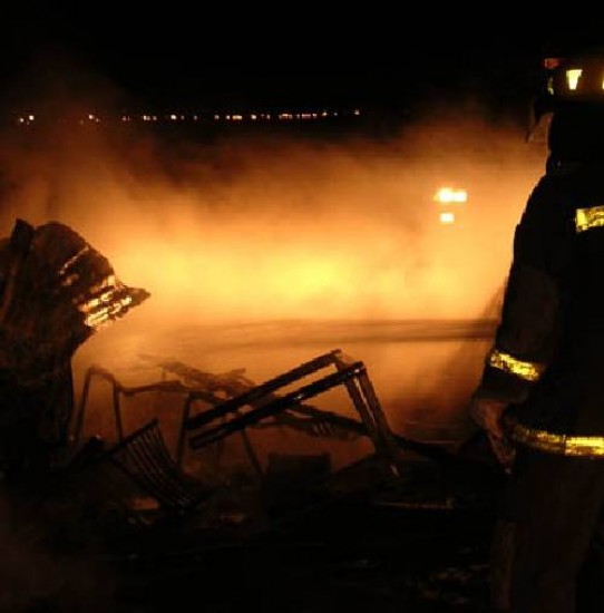 El fuego consumi todo en cuestin de minutos.