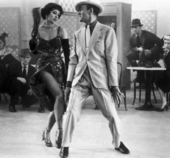 La bailarina comparti pantalla con Fred Astaire.