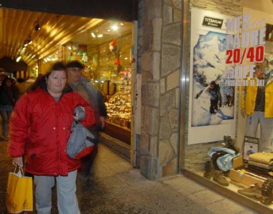 Ms all de las cifras oficiales, la percepcin de menos turistas en las calles de Bariloche se pudo apreciar a simple vista.