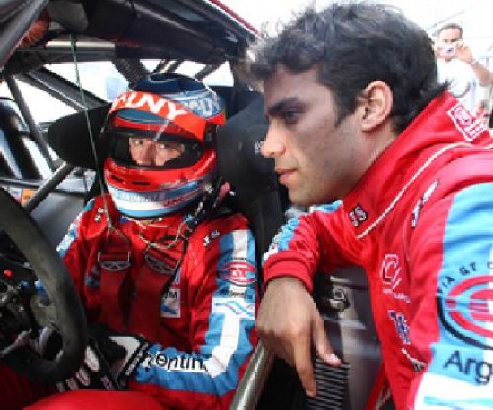 "Pechito" y Basso, antes de clasificar.