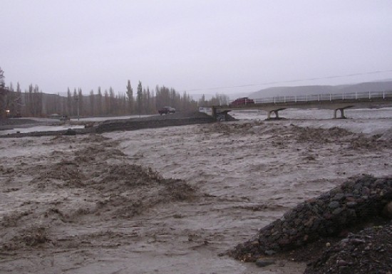 Las intensas lluvias de abril provocaron graves destrozos en el sistema de riego.