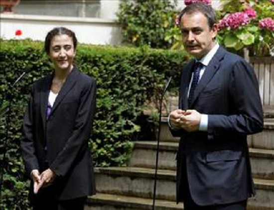 La ex rehn se reuni ayer con Rodrguez Zapatero.