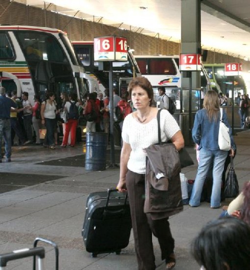 El transporte público de pasajeros tuvo una merma del 5%.