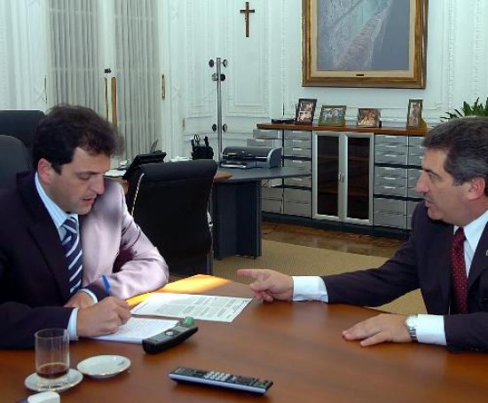 El gobernador de Entre Ríos le planteó a Massa problemas relacionados con la agricultura de su provincia. 