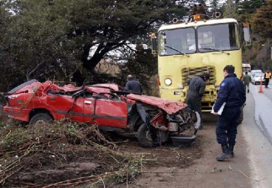 El accidente le cost la vida a cuatro jvenes de Bariloche.