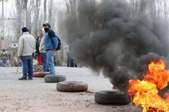 Los manifestantes denunciaron 