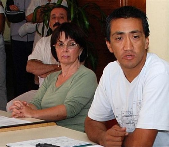El concejal Raninqueo fue vctima de la intimidacin. El autor es asesor del bloque de la edil Anaya (foto).