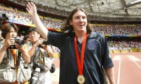 "Lio" y el festejo de un grupo que hizo historia al defender con xito el oro olmpico. Argentina ya tiene doblete, tanto en mundiales como en los Juegos.
